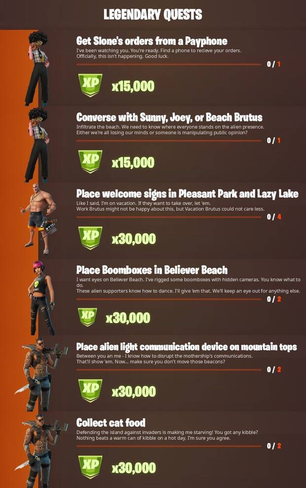 Fortnite Battle Royale - Misiones legendarias semana 3