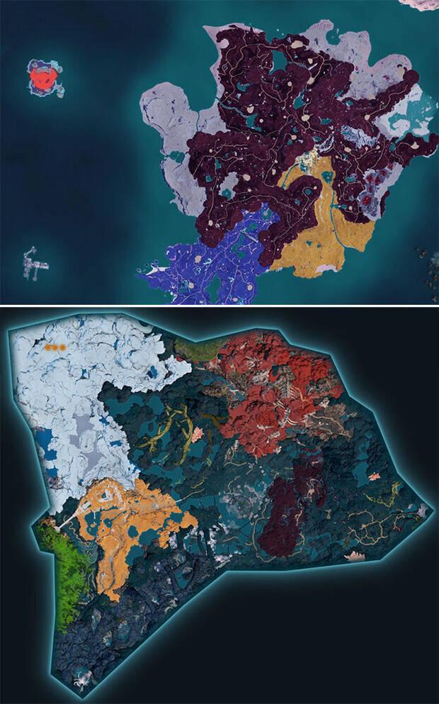 Palworld - Mapa con la localizaci�n del Pal Dualith Noct