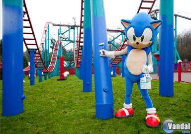 Sonic, ahora en el parque de atracciones