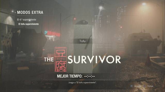 C�mo desbloquear El tofu superviviente - Resident Evil 2 Remake - Resident Evil 2 Remake