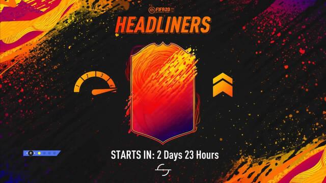 FIFA 20 cartas Headliners