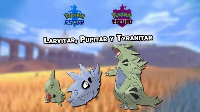 Dónde conseguir a Larvitar, Pupitar y Tyranitar en Pokémon Espada y Escudo - Pokémon Espada y Escudo