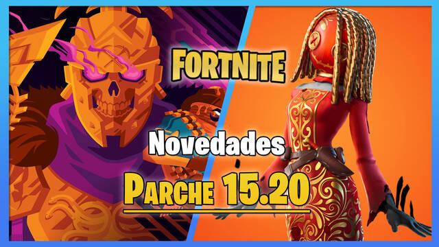 Fortnite parche 15.20: nuevas armas y objetos, skins y todos los detalles