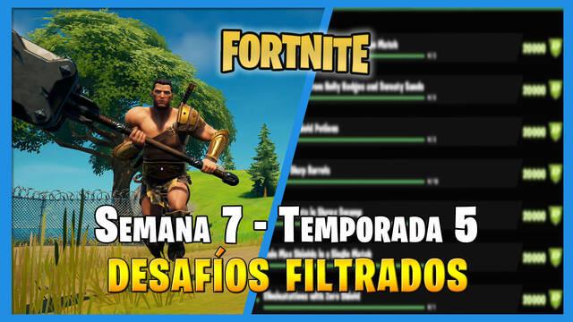 Desaf�os y misiones filtradas en Fortnite, semana 7