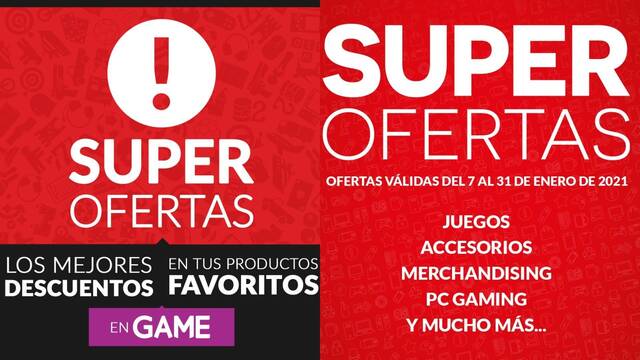 GAME anuncia nuevas superofertas de enero en multitud de juegos