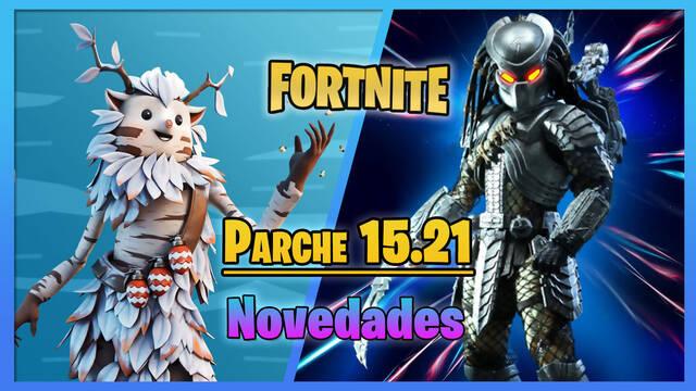 Fortnite parche 15.21: llegada de Depredador, cambios y todos los detalles
