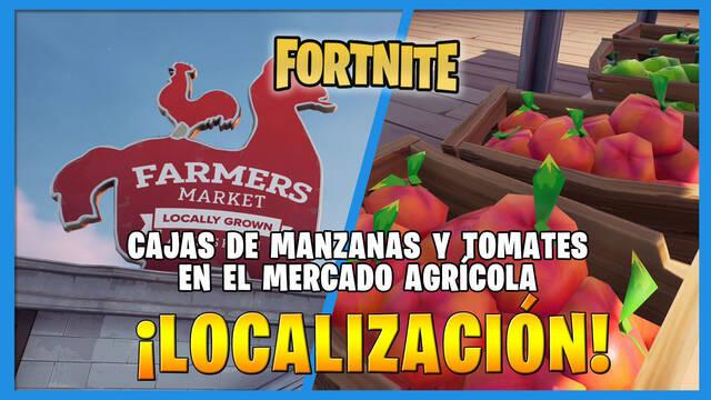 Fortnite: d�nde encontrar cajas de manzanas y tomates - Fortnite Battle Royale