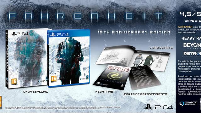 Fahrenheit 15TH Anniversary Edition presenta su contenido