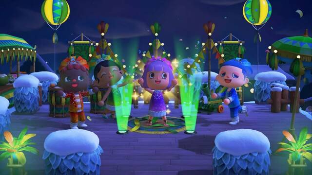 Nueva actualizaci�n gratuita de Carnaval para Animal Crossing: New Horizons.