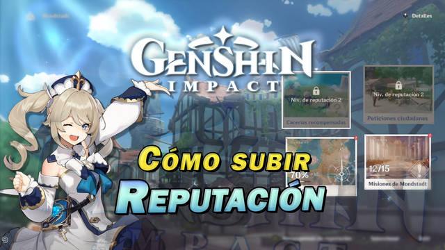 Genshin Impact: C�mo subir EXP de reputaci�n y recompensas - Genshin Impact
