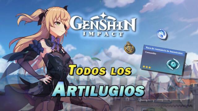 Genshin Impact: TODOS los artilugios, c�mo conseguirlos y usos - Genshin Impact