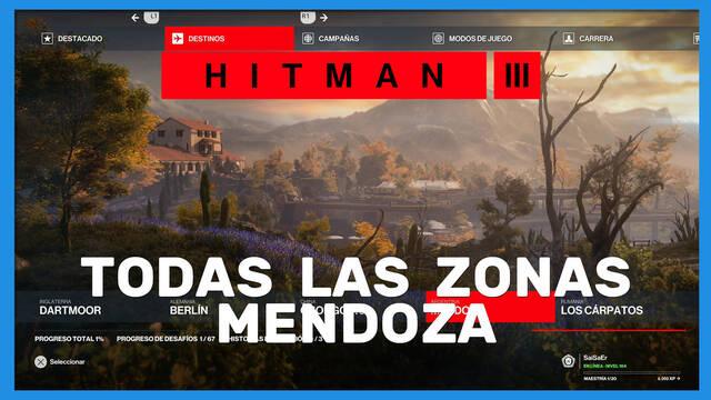 Hitman 3: TODAS las zonas en Mendoza - Hitman 3