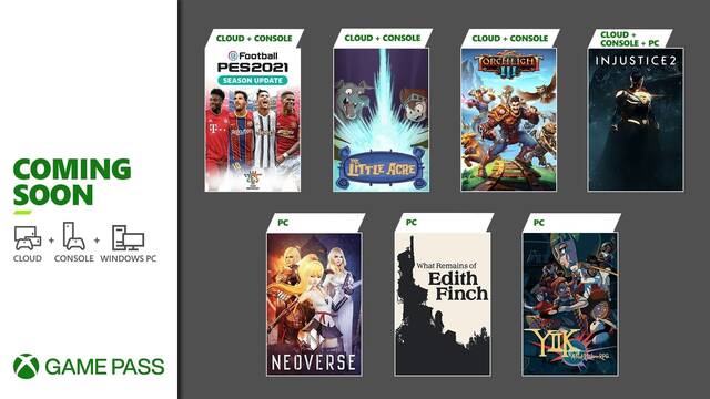 Juegos de enero en Xbox Game Pass.