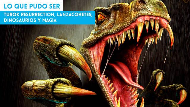 Turok Resurrection, lanzacohetes, dinosaurios y magia
