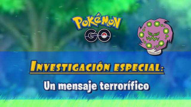 Un mensaje terrorífico en Pokémon GO: Tareas, fases y recompensas - Pokémon GO