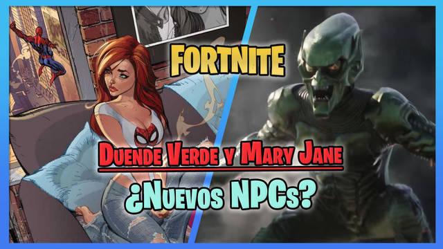 Fortnite - Filtraci�n Duende Verde y Mary Jane de Spider-Man