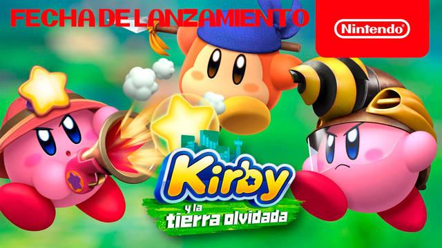 Fecha de lanzamiento de Kirby y la tierra olvidada 