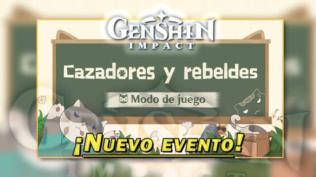 Genshin Impact: Evento de Cazadores y rebeldes