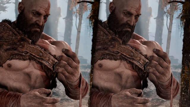 Comparativa gráfica God of War PS5 y PC