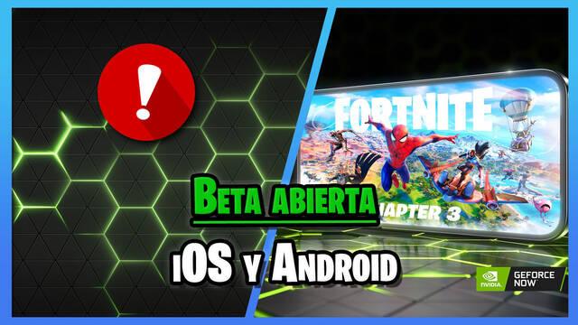 Fortnite regresa a iOS con GeForceNOW - Beta abierta