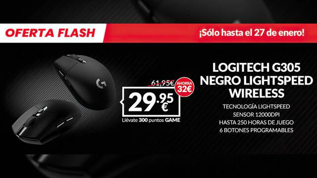 Oferta GAME con rat�n gaming LOGITECH G305 LIGHTSPEED