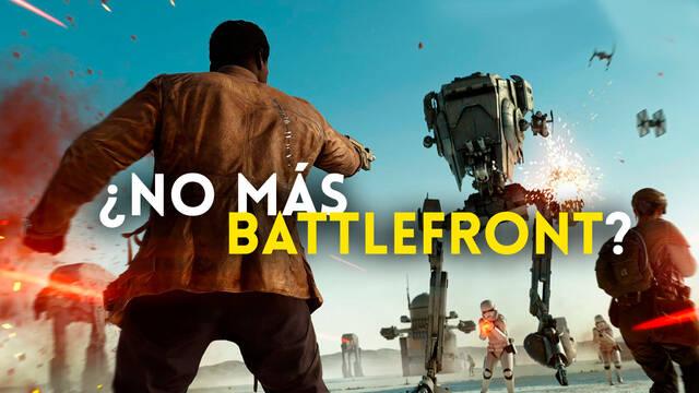 Fuentes apuntan a que no habrá más juegos de Star Wars: Battlefront.