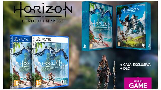 GAME abre las reservas de Horizon Forbidden West.