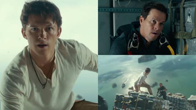 La película de Uncharted se muestra en una nueva y espectacular escena de acción en un avión