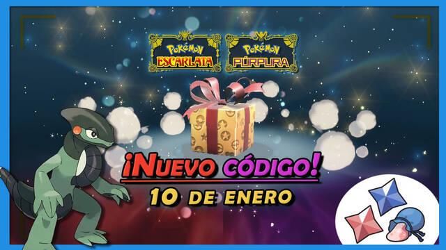 Pokémon Escarlata y Púrpura: Código regalo del 10 de enero para canjear por objetos de valor