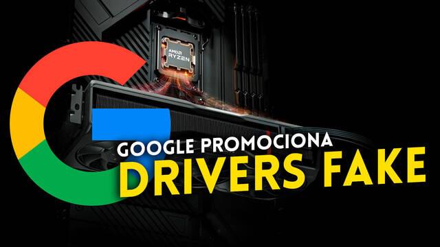 Google promociona una web falsa de AMD con un virus