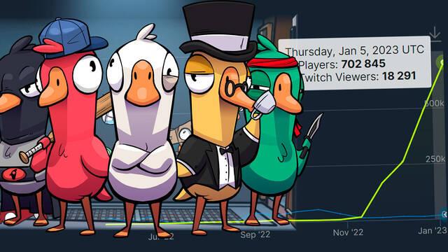 Goose Goose Duck, el Among Us con pato que lo peta en Steam y Twitch.