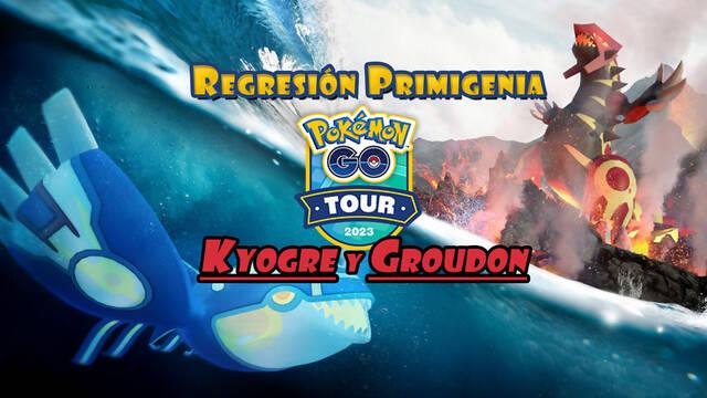 Pokémon GO: Llega el fenómeno de la Regresión Primigenia para Kyogre y Groundon