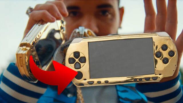 El rapero Drake tiene una PSP de oro de 14 quilates.