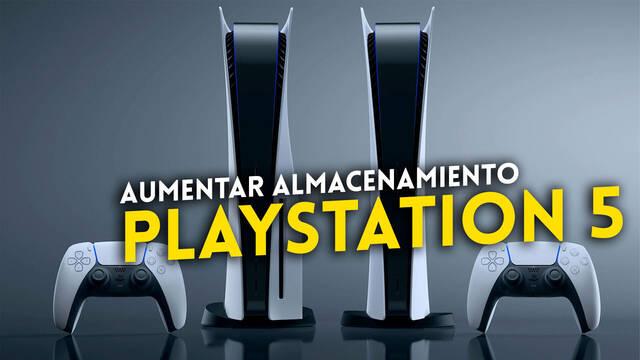 C�mo aumentar el espacio disponible en PS5