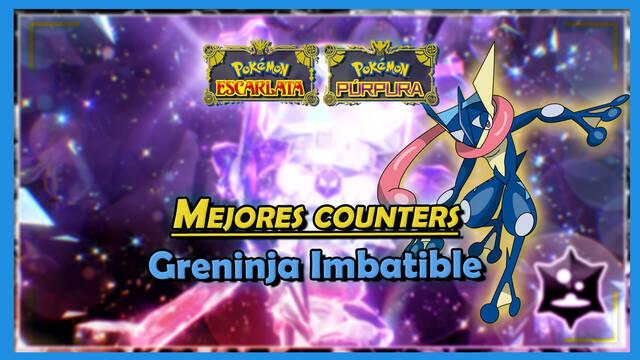 Mejores counters para vencer a Greninja el Imbatible en Pokémon Escarlata y Púrpura y su evento de Teraincursiones