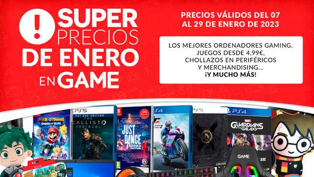 Ofertas enero en GAME en juegos, consolas, PC y merchandising