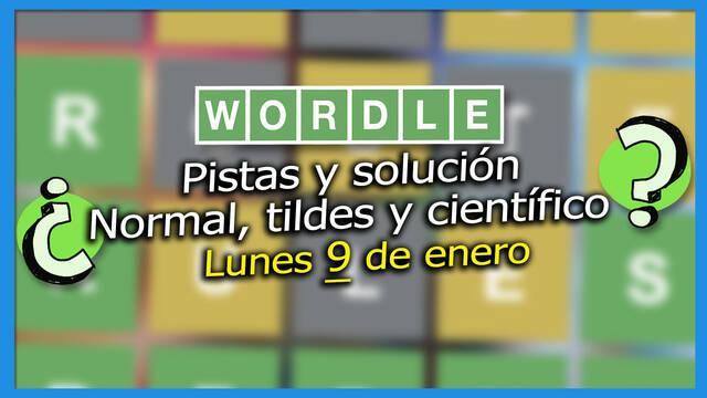 Pistas y soluciones para el Wordle del lunes 9 de enero de 2023