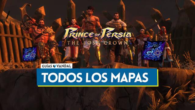TODOS los mapas de Prince of Persia: The Lost Crown y d�nde comprarlos - Prince of Persia: The Lost Crown