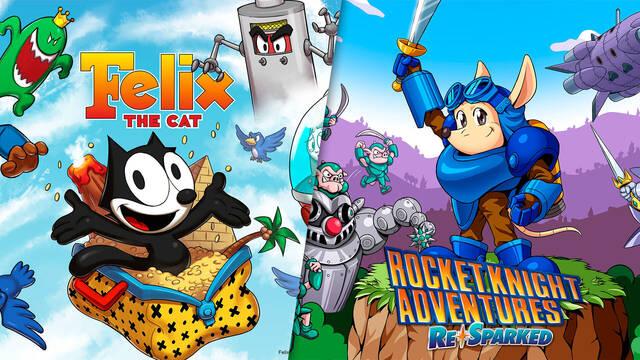 Rocket Knight y Felix the Cat vuelven por sorpresa con versiones remasterizadas.