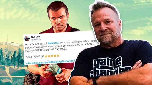 El actor de Michael de GTA V se enfada con una IA que imitaba su voz.