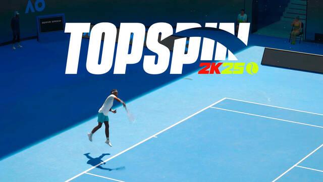 Anunciado TopSpin 2K25, un juego de tenis desarrollado por Hangar 13.