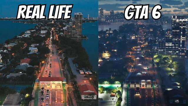 Comparativa del tr�iler de GTA 6 con im�genes reales
