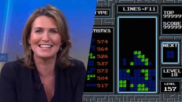 Cr�ticas a una presentadora de TV por decir al chico que bati� Tetris que salga a que le d� el aire