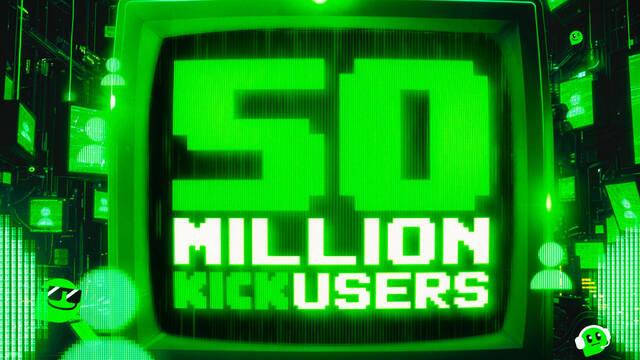 Kick alcanza los 50 millones de usuarios