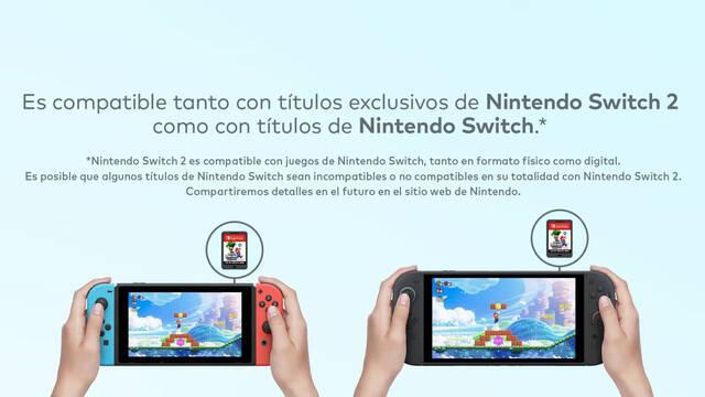 Nintendo avisa: Algunos juegos de Switch pueden no ser compatibles con Nintendo Switch 2