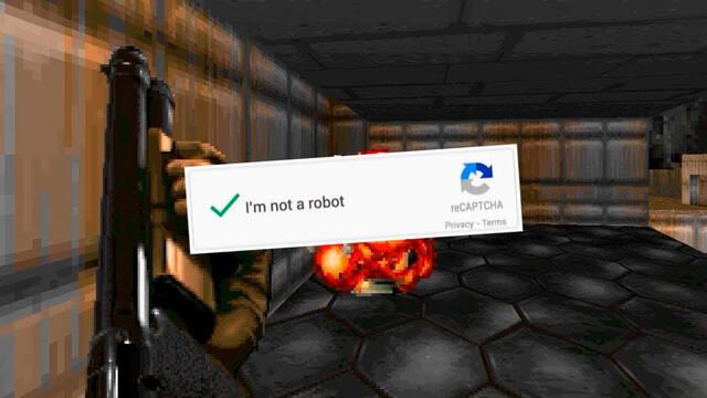 Doom en un captcha para comprobar que eres humano