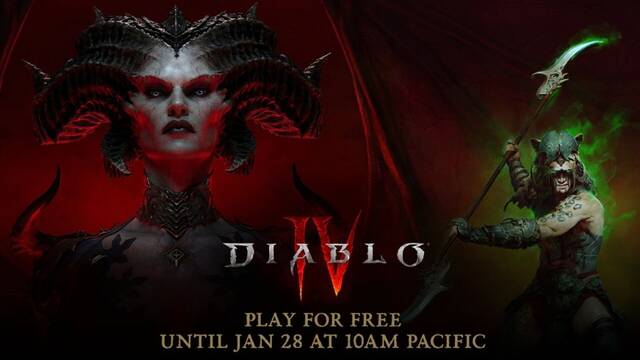 Juega gratis a Diablo 4 y su primera expansi�n hasta el 28 enero