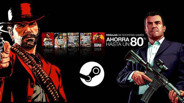 Rockstar rebaja todos sus juegos en Steam: De GTA V a Red Dead Redemption 2 con descuentos de hasta el 80 %.
