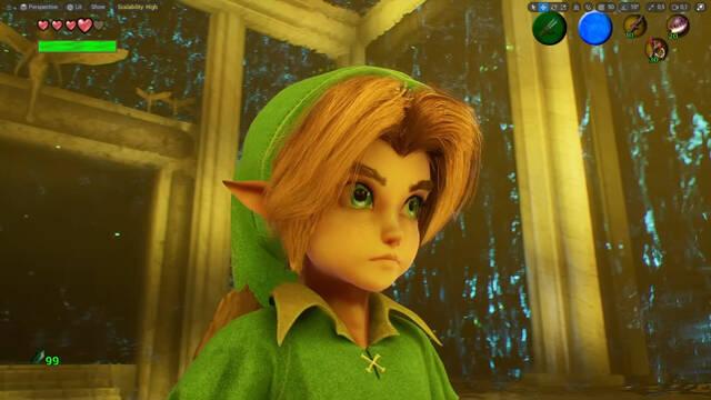 As� se ve este espectacular remake fan con Unreal Engine 5.5 de The Legend of Zelda: Ocarina of Time