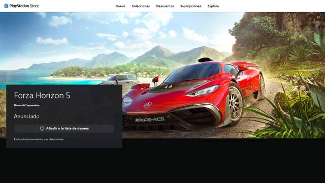 Otro exclusivo de Xbox llega a PS5: Se confirma Forza Horizon 5 para la consola de Sony y ya puedes reservarlo